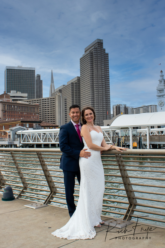 17-San-Francisco-Pier-Skyline-Wedding-Couple-Photo